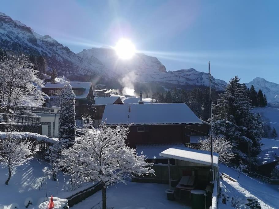 Apartment Chalet Im Sunnigen Usblick Wengen Exteriér fotografie
